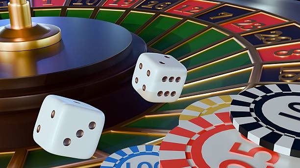 Live roulette table with multi-camera studio setup